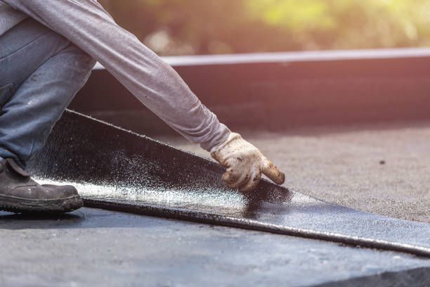 Professional Exterior Waterproofing technician working in Patuxent River, MD